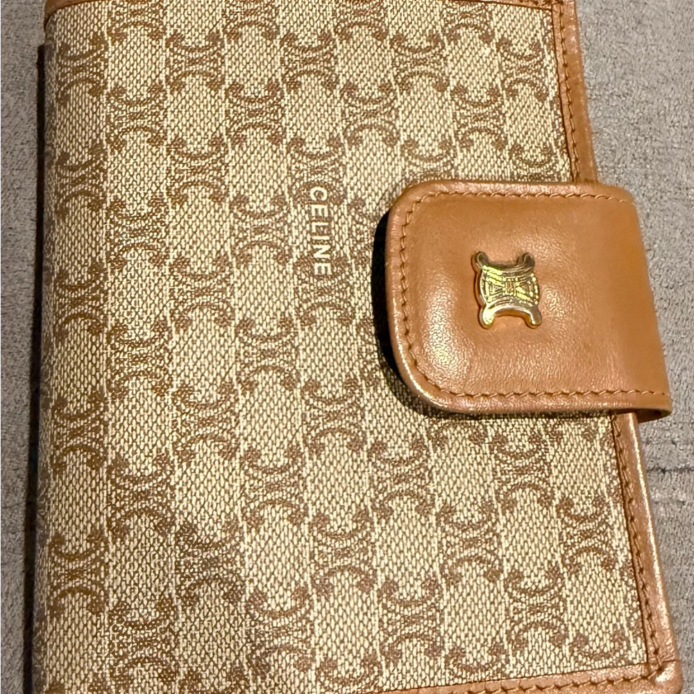 Celine Tan Leather Wallet